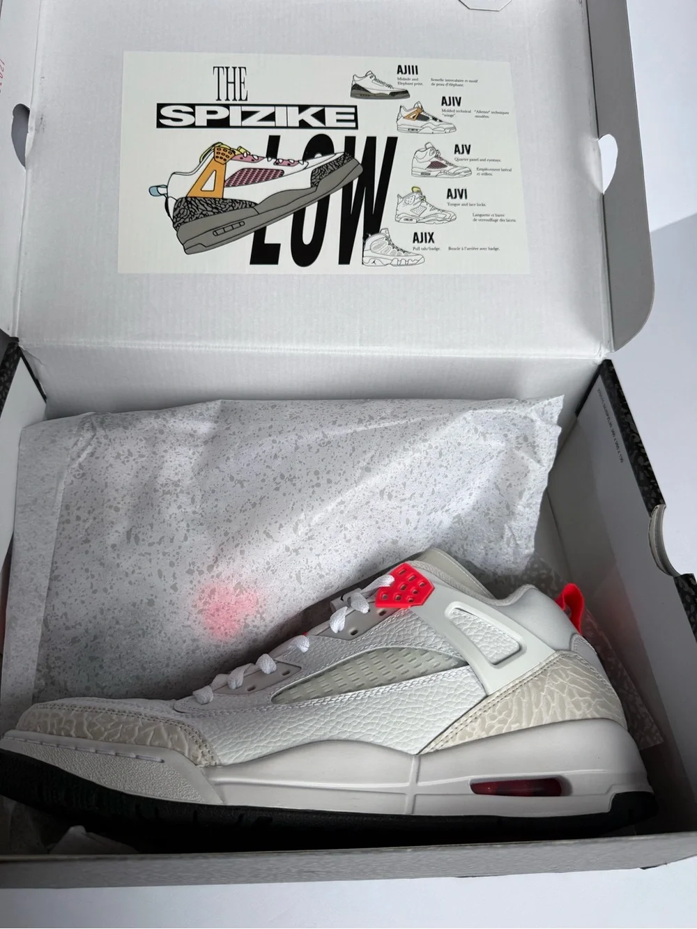 Nike Air Jordan Spizike Low Men’s 13 IQ0305-100 NIB